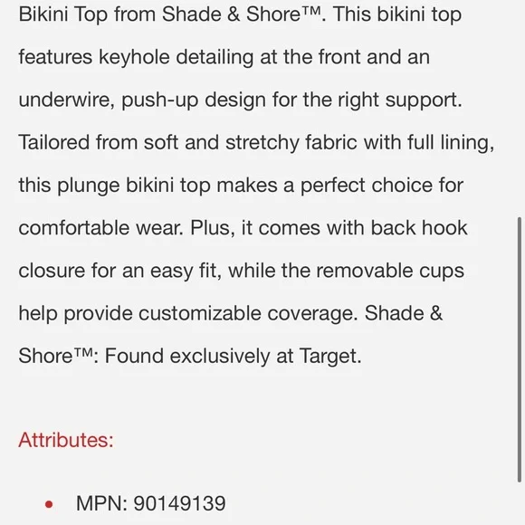 Shade & Shore Sky Blue Bikini top - Picture 3 of 5